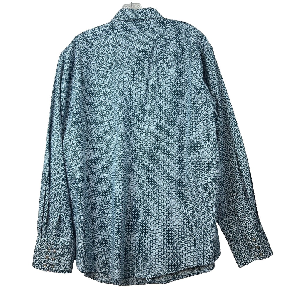 Wrangler Wrancher XL Long Sleeve Shirt With Pearl Buttons - Picture 4 of 4